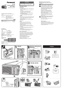 Priročnik Panasonic RF-P150D Radijski sprejemnik