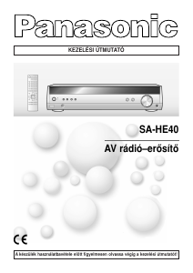 Használati útmutató Panasonic SA-HE40 Rádió-vevőkészülék