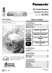 Handleiding Panasonic SA-XR10PP Receiver