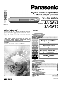 Návod Panasonic SA-XR45 Prijímač