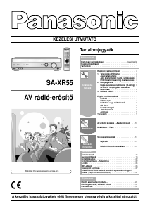 Használati útmutató Panasonic SA-XR55 Rádió-vevőkészülék