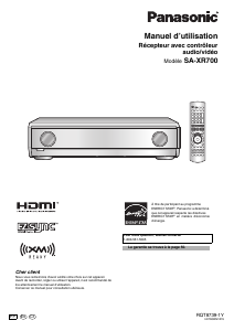 Mode d’emploi Panasonic SA-XR700 Récepteur