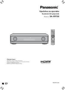 Priručnik Panasonic SA-XR700 Prijamnik