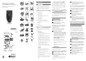 说明书 飞利浦 PQ203 剃须刀