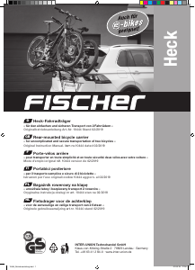 Instrukcja Fischer 10444 Bagażnik rowerowy