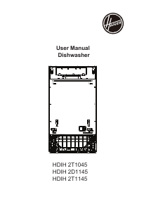 Manual Hoover HDIH 2T1045 Dishwasher