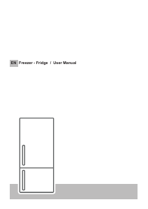 Manual Hoover HVN 6182W5KN Fridge-Freezer