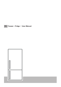 Manual Hoover HVNB 618FX5WDK Fridge-Freezer