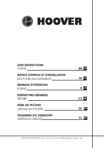 Mode d’emploi Hoover HOZ5870IN Four