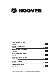 Manual Hoover HODP0007BI Oven