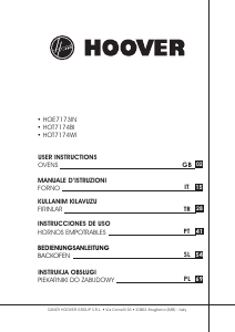 Manual Hoover HOT7174BI WIFI/E Forno