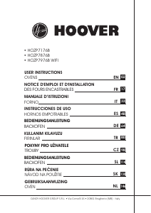 Manuál Hoover HOZP7176B Trouba