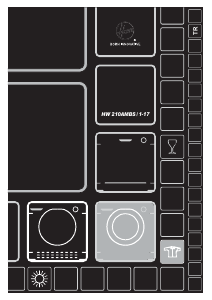 Kullanım kılavuzu Hoover HW 210AMBS/1-17 Çamaşır makinesi