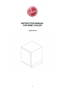 Manual Hoover HWCB 60D UKSSM/N Wine Cabinet