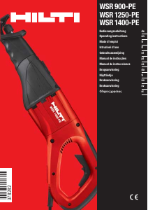 Brugsanvisning Hilti WSR 900-PE Bajonetsav