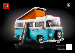 Manuale Lego set 10279 Creator Camper van Volkswagen T2