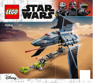 Mode d’emploi Lego set 75314 Star Wars La navette d’attaque du Bad Batch