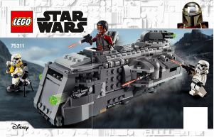 Manual de uso Lego set 75311 Star Wars Merodeador Blindado Imperial