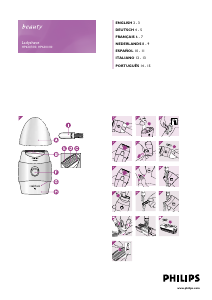 Manual de uso Philips HP6301 Ladyshave Afeitadora