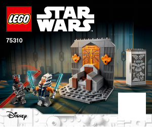 Manuale Lego set 75310 Star Wars Duello su Mandalore