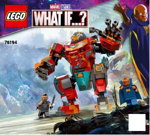 Rokasgrāmata Lego set 76194 Super Heroes Tonija Stārka sakaariešu Dzelzs vīrs