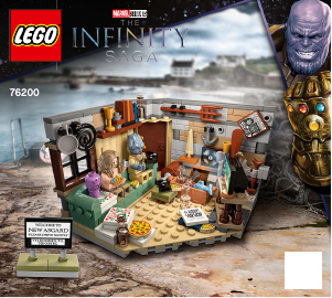 Bedienungsanleitung Lego set 76200 Super Heroes Bro Thors neues Asgard