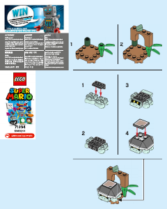 Bedienungsanleitung Lego set 71394 Super Mario Character series Bony Beetle