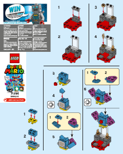 Handleiding Lego set 71394 Super Mario Personagepakketten Swoop