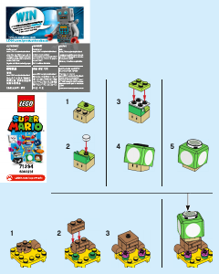 Bruksanvisning Lego set 71394 Super Mario Figurpakker – 3. serie