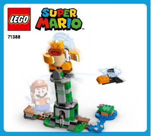 Használati útmutató Lego set 71388 Super Mario Boss Sumo Bro Toronydöntő kiegészítő szett