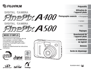 Mode d’emploi Fujifilm FinePix A400 Appareil photo numérique