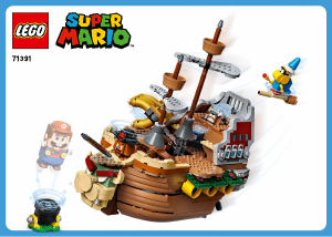 Manual de uso Lego set 71391 Super Mario Set de Expansión - Fortaleza aérea de Bowser