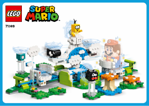 Manuál Lego set 71389 Super Mario Lakitu a svět obláčků - rozšiřující set