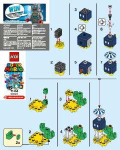 Bedienungsanleitung Lego set 71394 Super Mario Character series Parachute Bob-omb