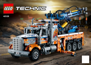 Bedienungsanleitung Lego set 42128 Technic Schwerlast-Abschleppwagen