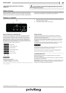 Manuale Privileg PVB 496 SE Frigorifero-congelatore