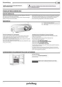 Bedienungsanleitung Privileg PRC 8VS1 Kühlschrank