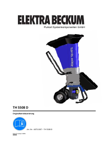 Bedienungsanleitung Elektra Beckum TH 5508 D Gartenhäcksler