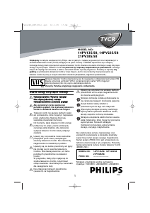 Instrukcja Philips 14PV235 Telewizor