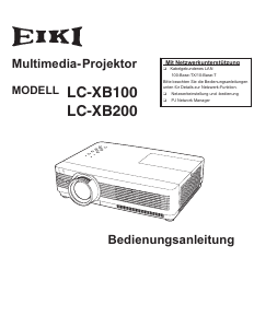 Bedienungsanleitung Eiki LC-XB100 Projektor