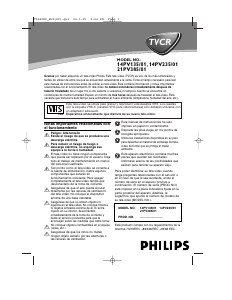 Manual de uso Philips 21PV385 Televisor