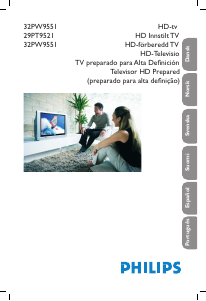 Manual Philips 28PW9551 Televisor