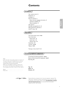 Manual Philips 32PW9586 Television