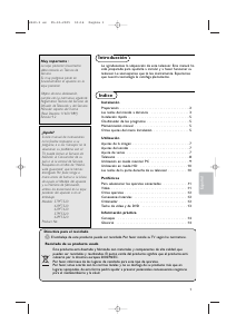 Manual de uso Philips 37PF5320 Televisor