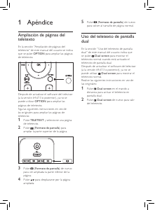 Manual de uso Philips 37PFL3403D Televisor