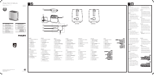 Manual Philips HD2596 Torradeira