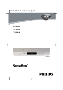 Manual de uso Philips VR752 Grabadora de vídeo