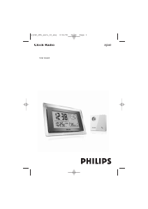 Handleiding Philips AJ260 Weerstation