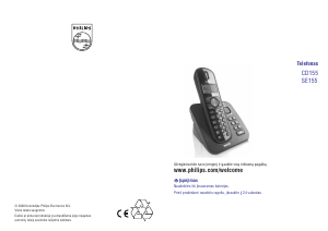 Vadovas Philips CD1550B Belaidis telefonas