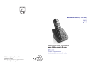 Rokasgrāmata Philips CD1550B Bezvadu tālrunis